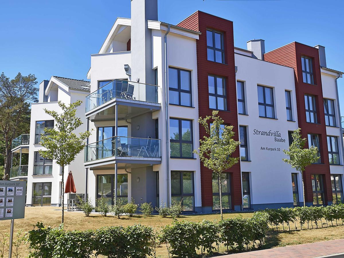Strandvilla Baabe F 635 WG 12 mit Meerblick, Kamin, Sauna, Whirlpool Eksteriør billede